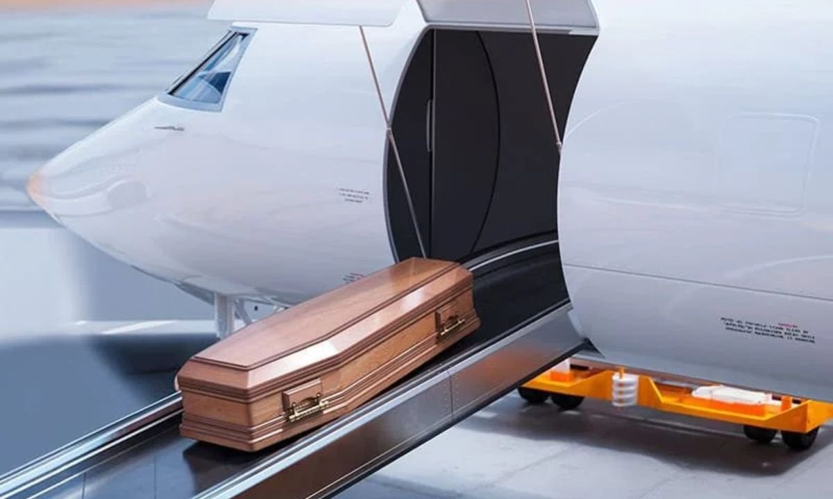 transport dead body coffin
